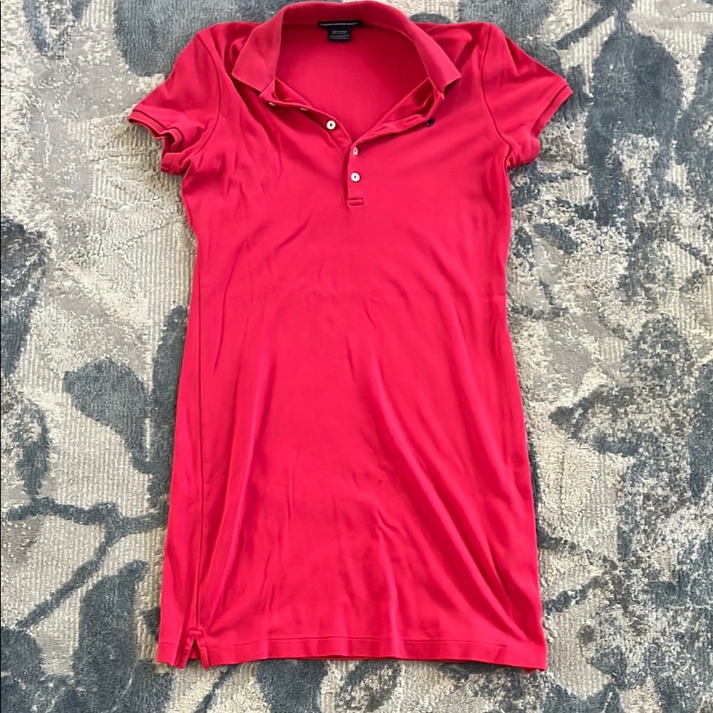 Ralph Lauren Vibrant Pink/ coral collared dress